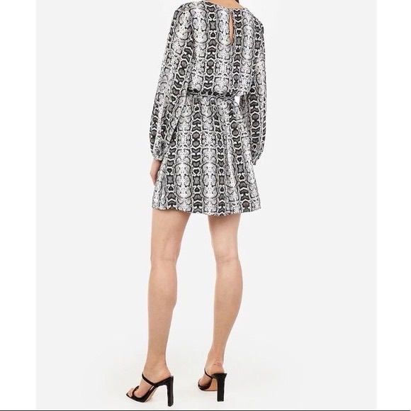NWOT Express Snakeskin Cocktail Dress - Picture 5 of 5